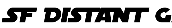 SF Distant Galaxy Symbols font preview